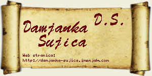 Damjanka Šujica vizit kartica